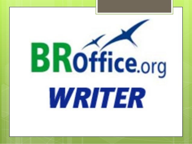editor de texto broffice writer